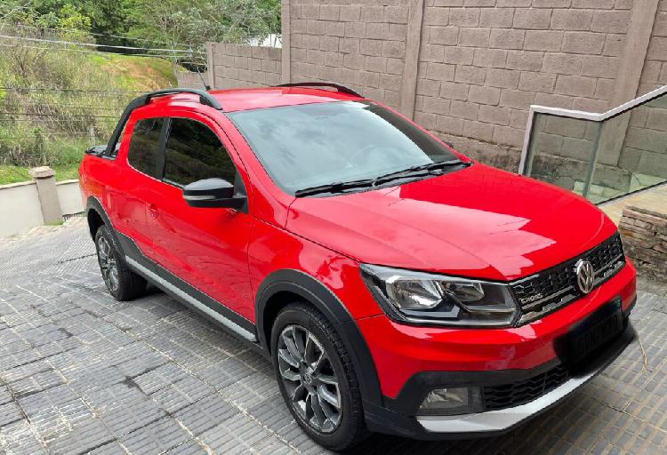 Volkswagen Saveiro Cab Dupla 1.6 Cross Flex 17/17 Vermelho