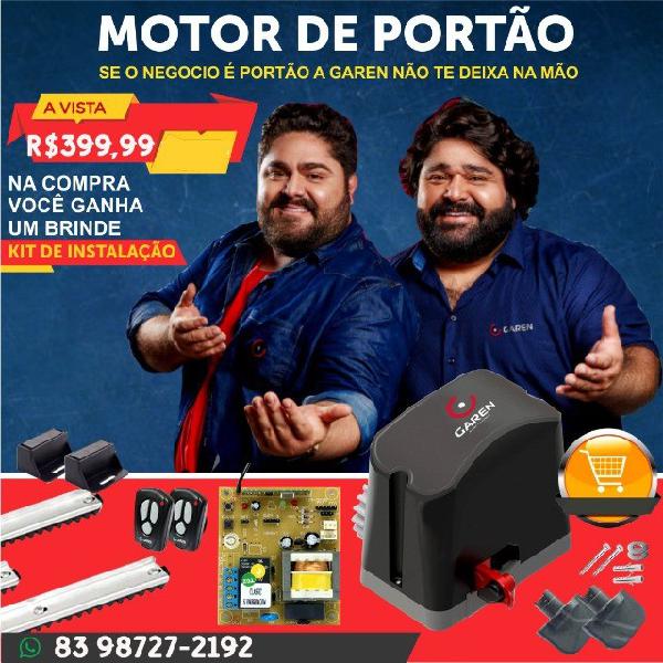 motor para portao Garen 300kg com 12 meses de garantia de