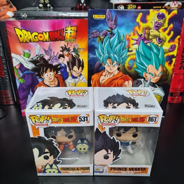 Dragon ball z - yamcha #531 e prince vegeta #863 funko pop