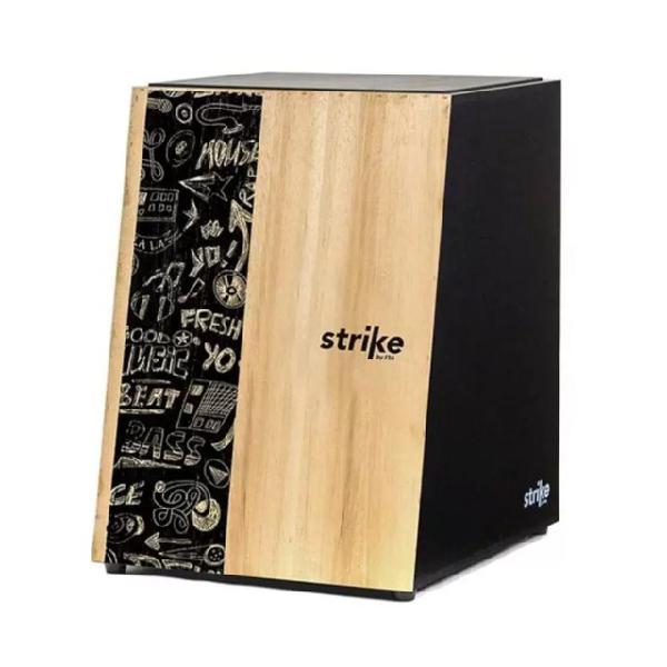 Cajon acústico fsa strike music sk4001 loja física revenda