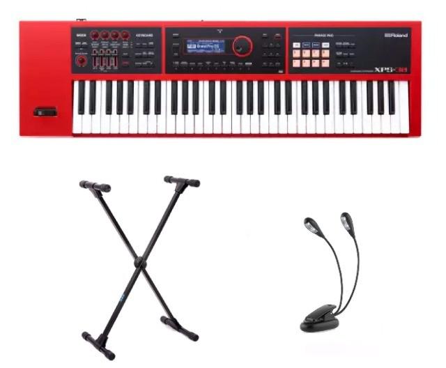 Kit Teclado Sintetizador Roland XPS30 RD Suporte e