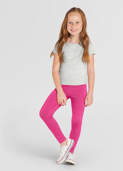 Blusa básica infantil menina de cotton brandili