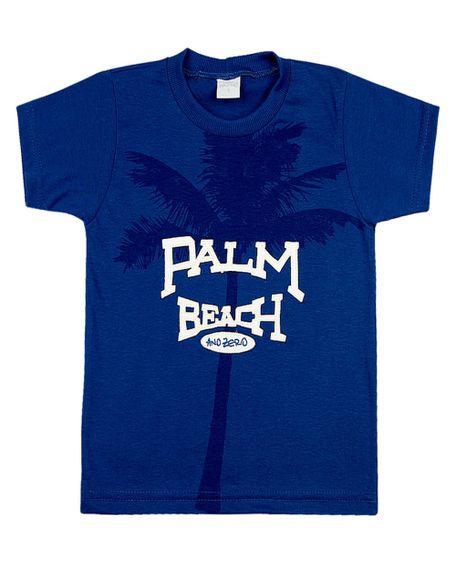 Camiseta infantil meia malha palm beach