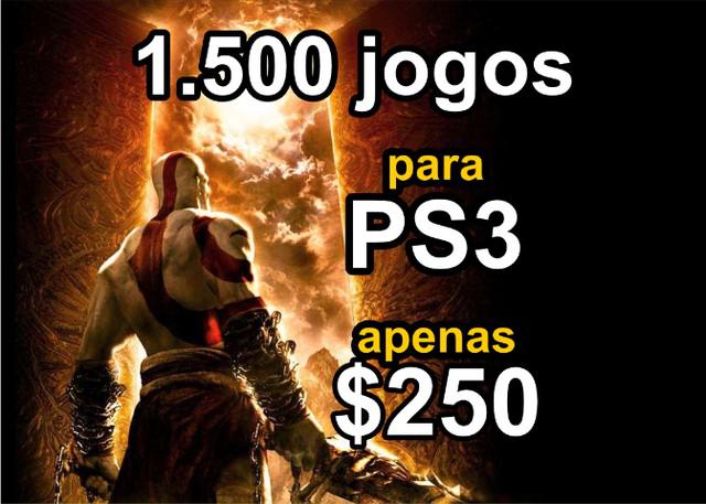 Ps3 - 1500 jogos para seu playtation 3