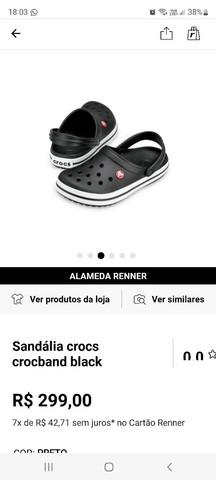 Sandalia crocs infantil