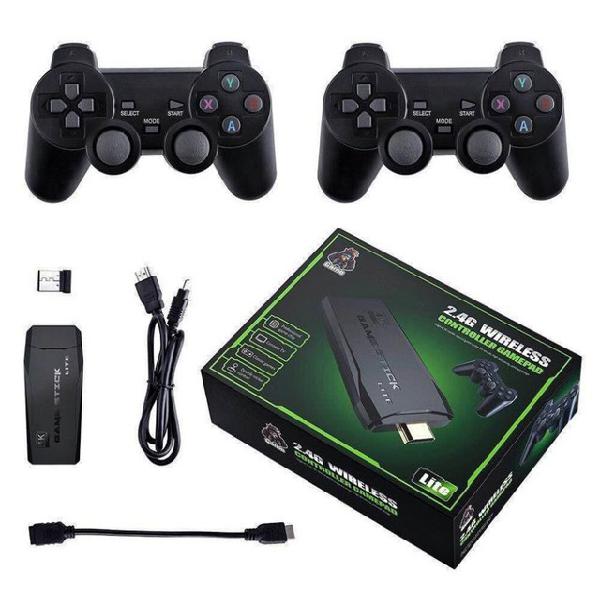 Game stick 4k retro 10.000 mil jogos só plugar e jogar