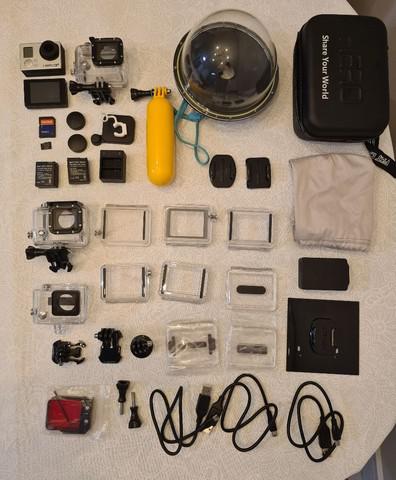 GoPro Hero 3+ Black + Kit completo