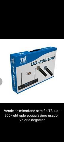 Microfone tsi ud 800 uhf