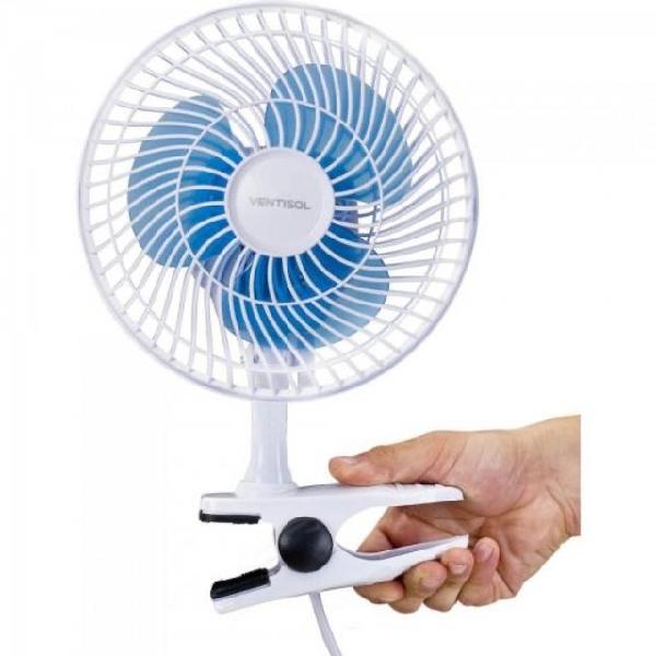 Ventilador de Mesa 127V Nacional MINI20 Azul/Branco VENTISOL