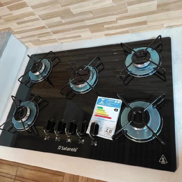 Fogão cooktop 5 bocas na caixa novo sem uso