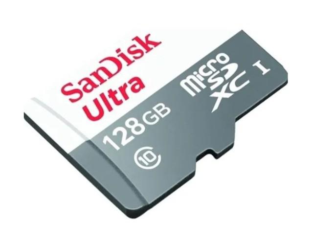 Cartão de Memória 128gb Sandisk Ultra 100mb/s Classe 10