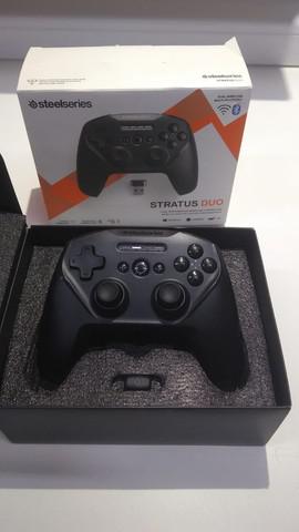 Controle steelseries stratus duo - novo