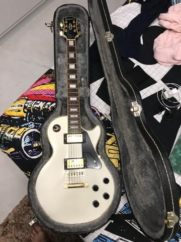 Guitarra Les Paul Epiphone Branca