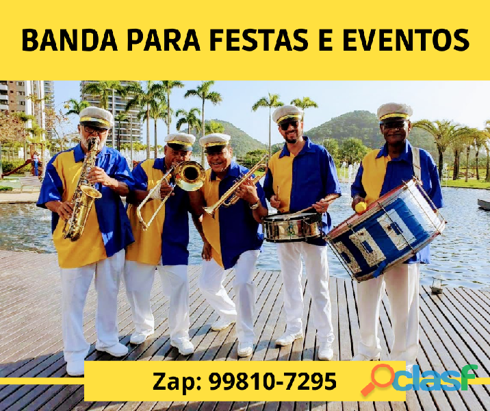 Bandinha de carnaval, banda para festa infantil e inaugurações (99810 7295)