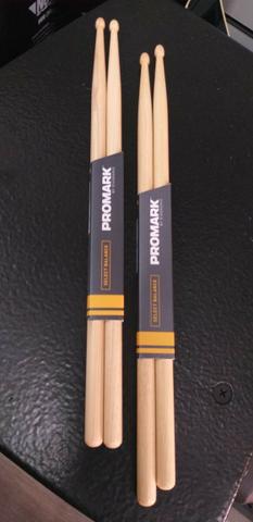 Baquetas 2 pares de pro mark hickory 5a select balance