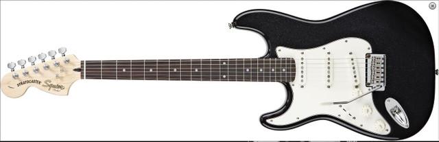 Guitarra Squier Standard Canhoto Black Metallic - Somos Loja