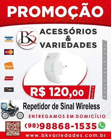 Repetidor de sinal wireless wifi repeater aw-03 - loja bk