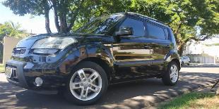 Kia soul 11/12 manual preto banco de couro