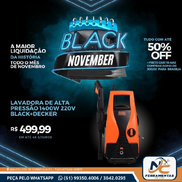 Lavadora Alta Pressão Black & Decker 1400W PW1450TD-B2 220V