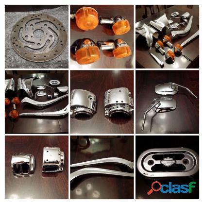 Peças partes hd harley davidson fat boy, dyna, sportster