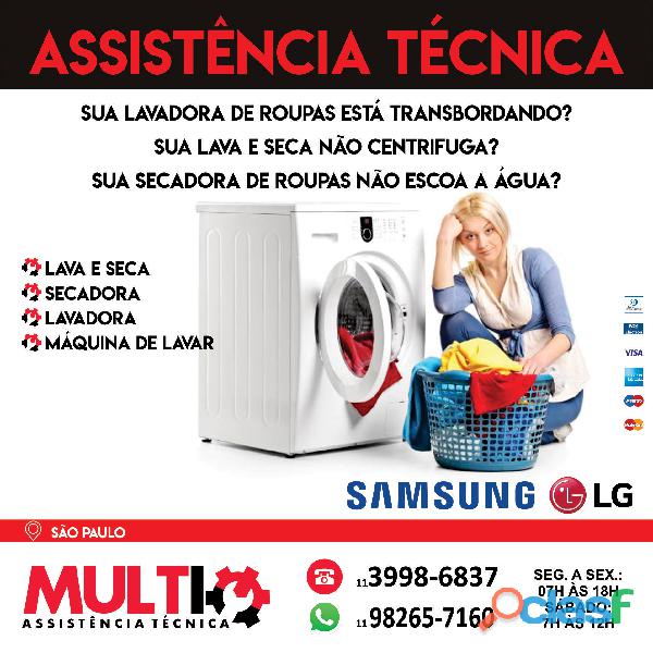 Reparos técnico máquina de lavar na região arraial paulista