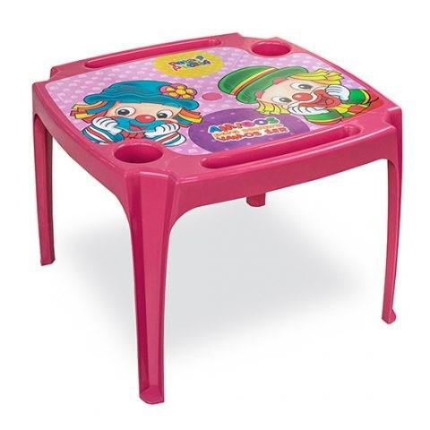 Mesa infantil rosa label patati 25699 570x570x430mm