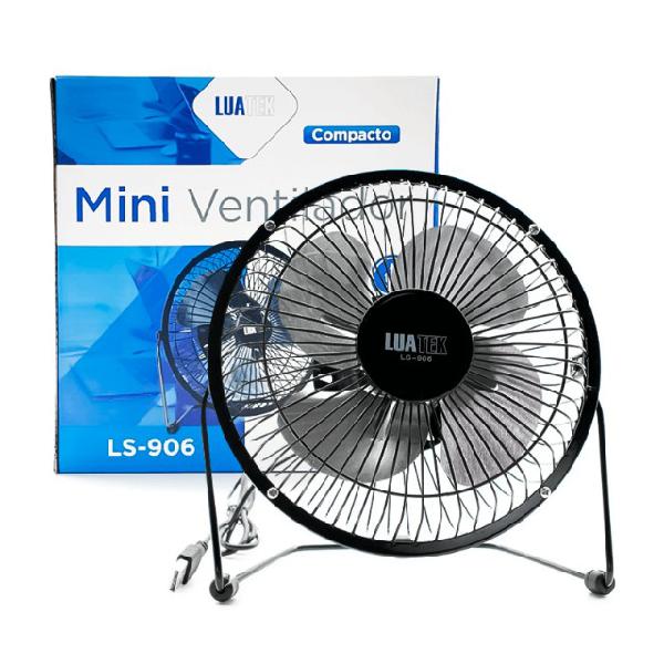 Mini ventilador usb de mesa portátil recarregável