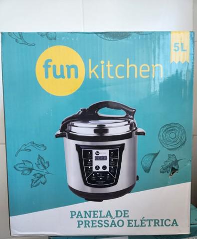 Panela de pressão elétrica 5L Inox - Fun Kitchen - 110V