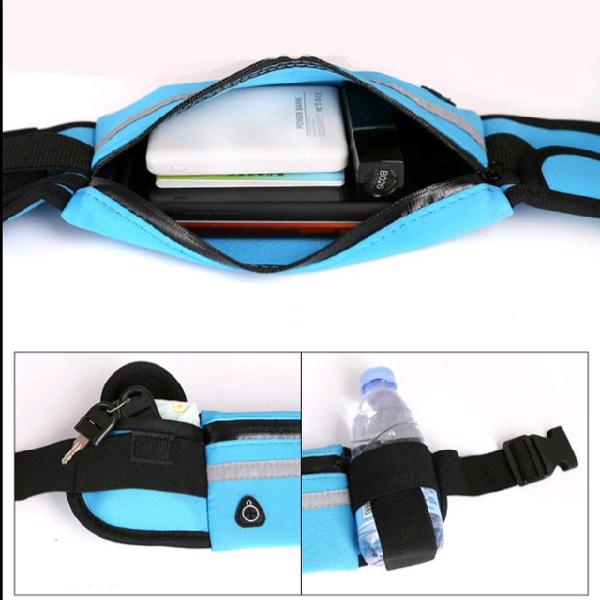 Pochete esportiva Corrida slim porta celular porta garrafa