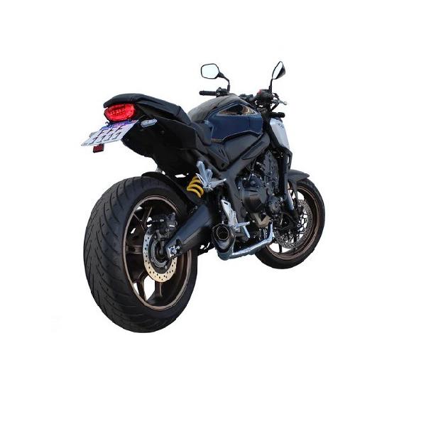 Escape esportivo cb 650r hexa gp full ponteira carbon inox