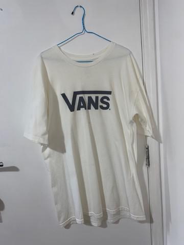 Camiseta Vans Branca Original Importada G