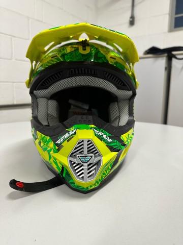 Capacete fly racing motocross - modelo trophy 2 - novo na