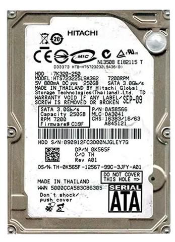 Hd sata hard disk 250gb disco rídigo desktop computador