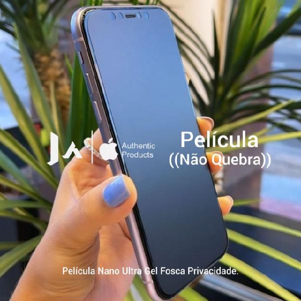 Pelicula Nano Ultra Gel Privacidade Fosca para Iphone