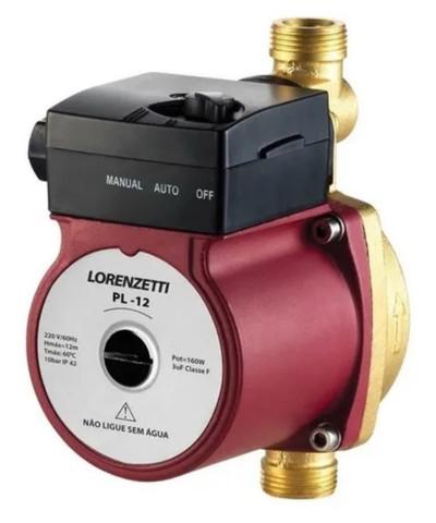 Pressurizador de água pl12 220v lorenzetti até 3 pontos