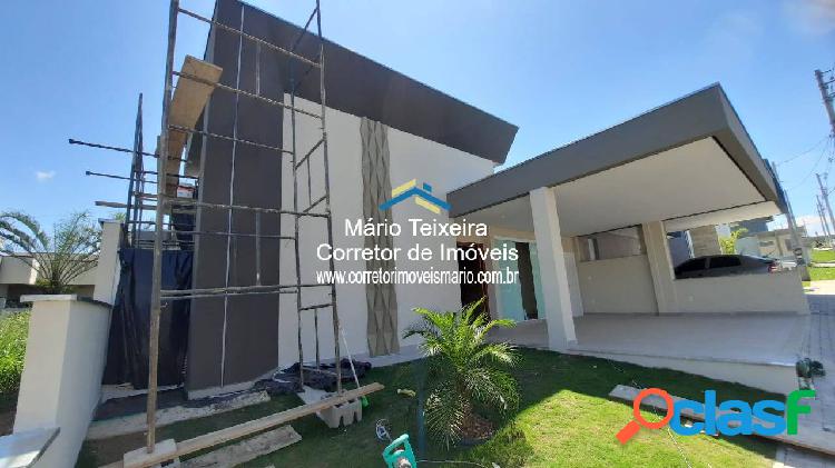 Casa térrea em fase final de obra/ área gourmet/ 3 suítes