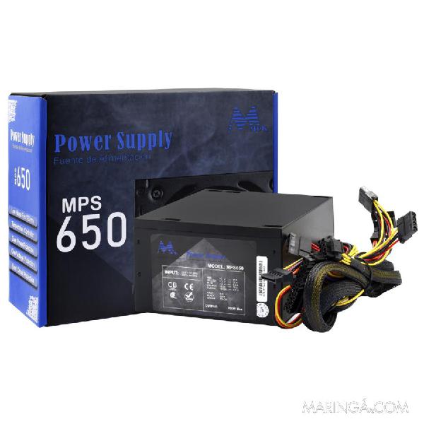 Fonte ATX 650W MTEK MPS650