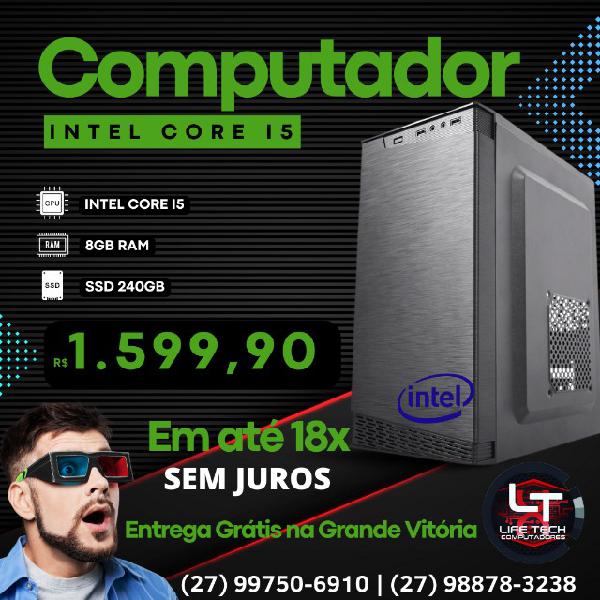 Computador Intel® Core i5 | 8GB | SSD 240GB | NOVO|