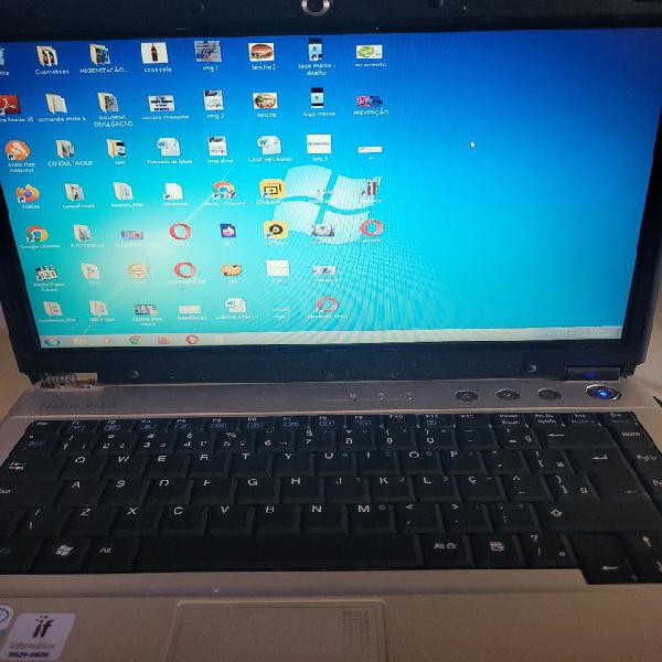 Notebook positivo mobile z85 hd 120gb 3gb com windows 7