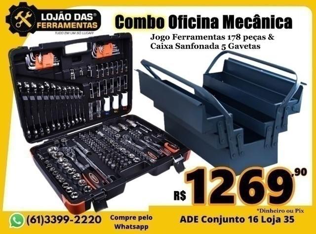 Combo Oficina Mecânica Jogo de Ferramentas Gedore 178