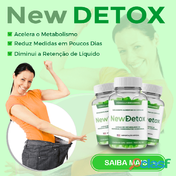 Mantenha seu corpo em forma experimente o New Detox