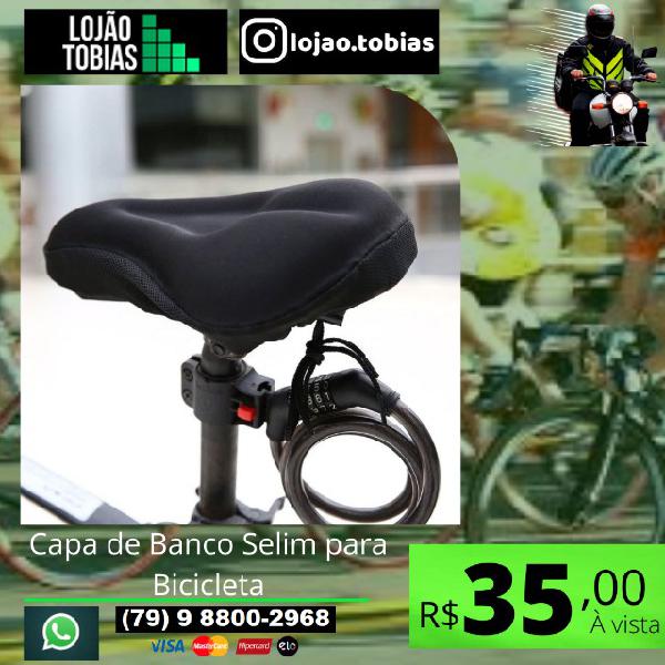 Capa de Banco Selim para Bicicleta em Gel Almofada