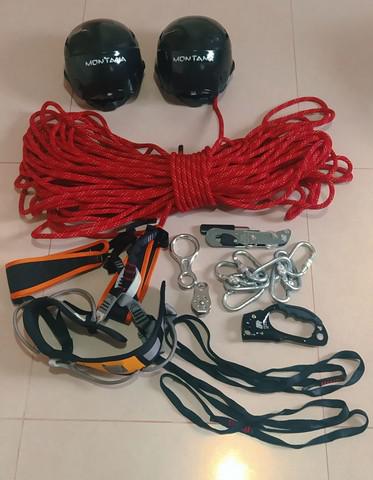 Equipamentos para rapel