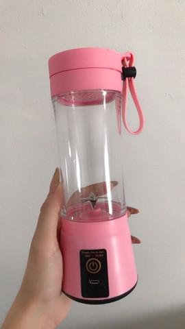 Mini liquidificador portátil shake juice cup 6 laminas