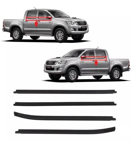 Kit 4 pestana externa hilux cabine dupla hilux sw4 2006 até