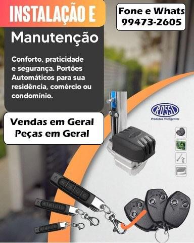 Manutenção motor portão eletrônico