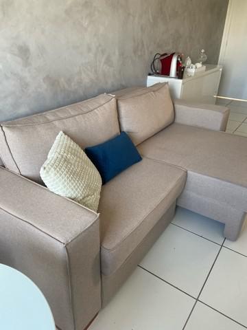 Sofa de linho, retratil, novo