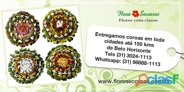 Itabirito MG floricultura coroas para Funeral Itabirito homenagem fúnebre entrega coroa de flores