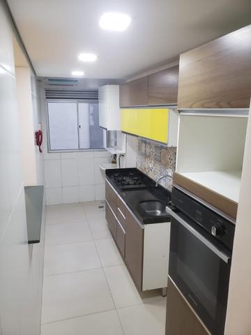 Apartamento padrão semi mobiliado