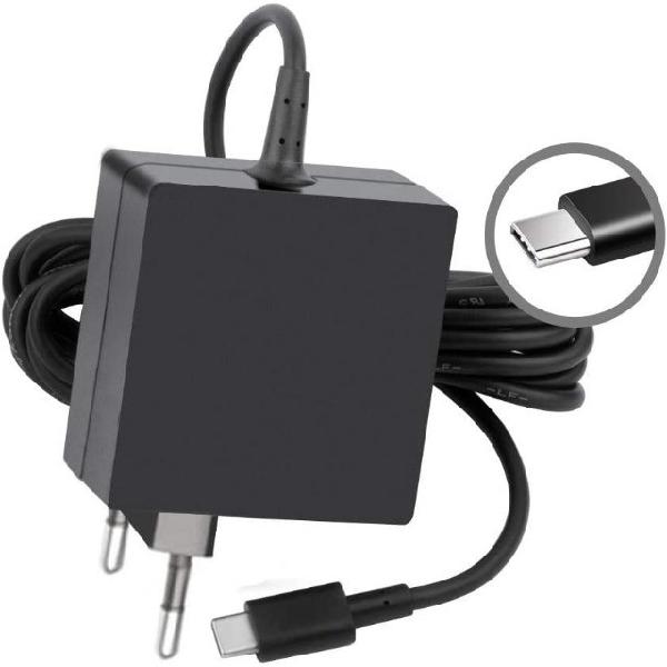 Fonte carregador 45w usb tipo-c para lenovo thinkpad x1